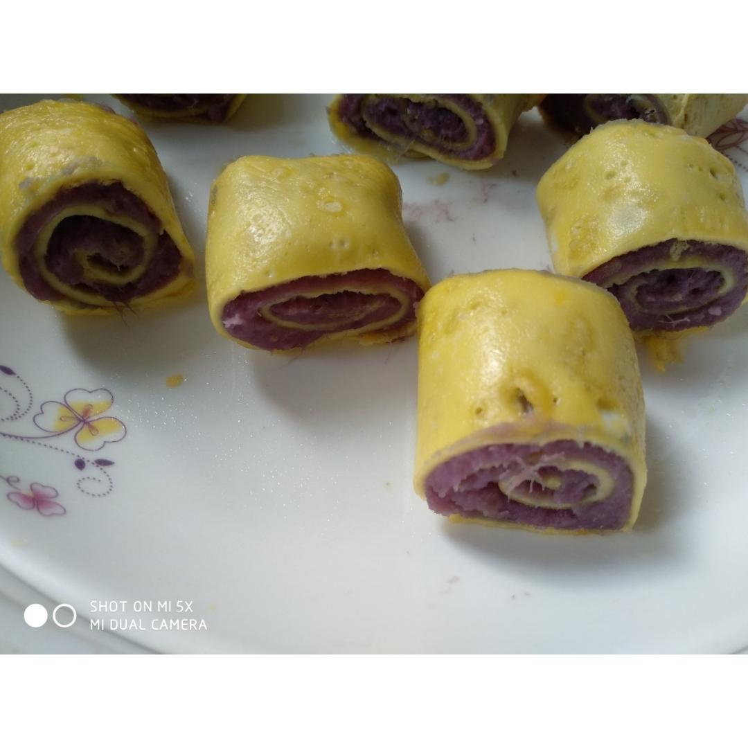 紫薯蛋卷  宝宝健康食谱