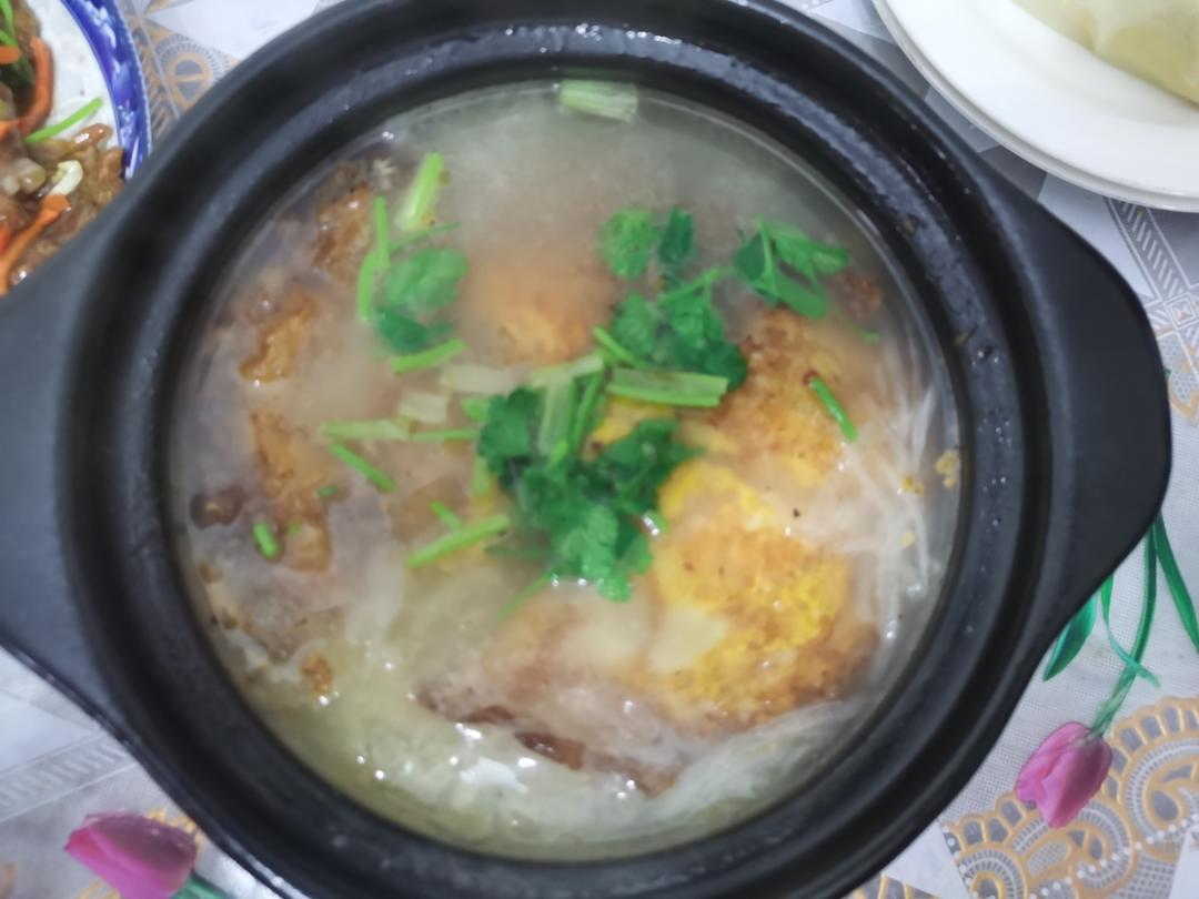 鸡蛋🥚萝卜汤！