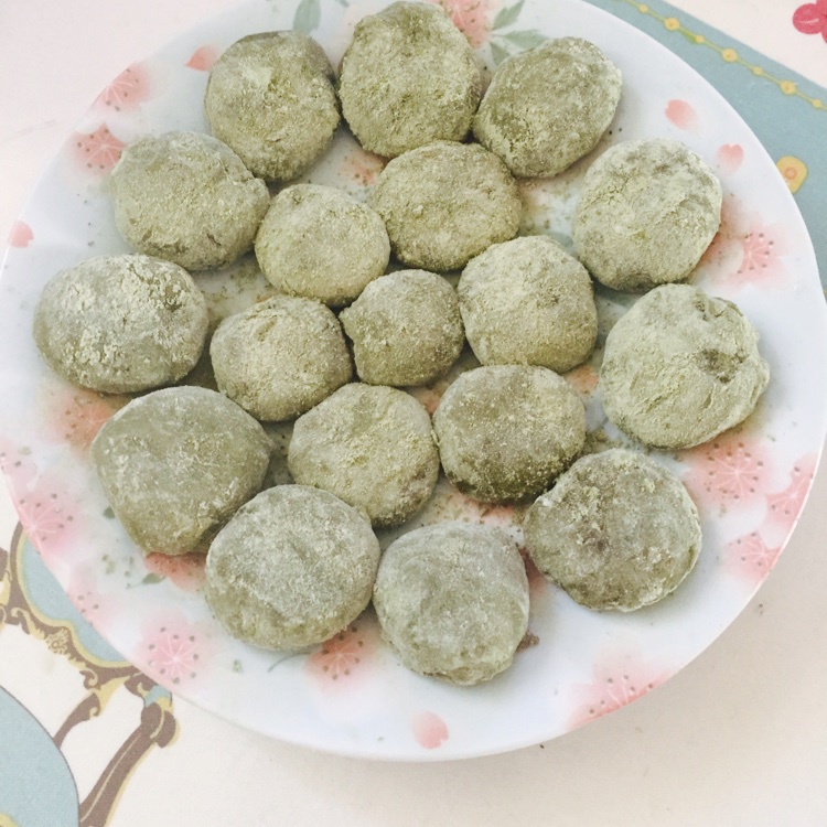 抹茶红豆糯米糍