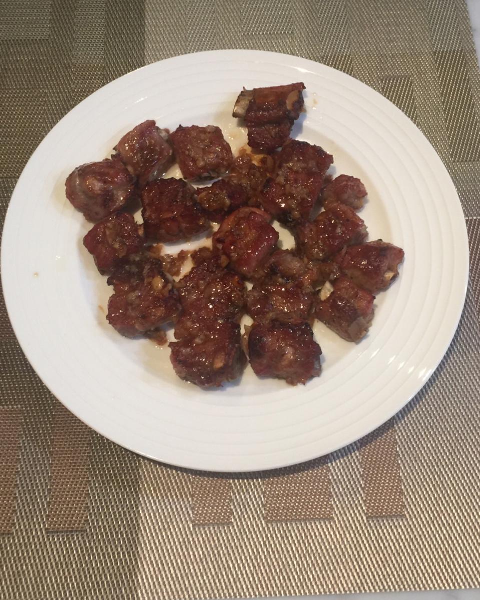 超好吃的蒜香排骨（烤箱少油版）