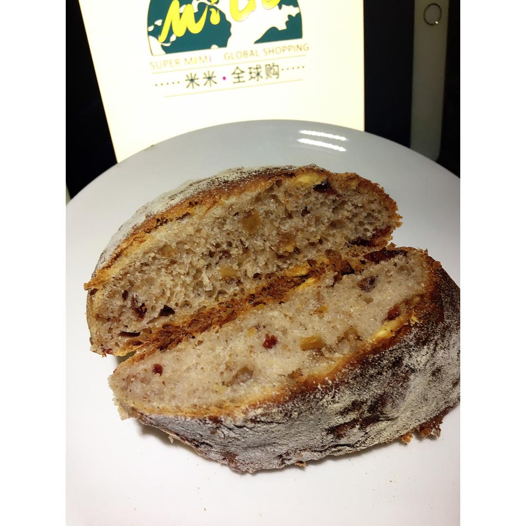 全麦核桃包～软欧包