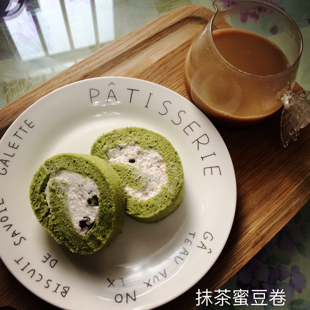 【曼达小馆】居酒屋系列：抹茶蜜豆卷与抹茶鸡尾酒