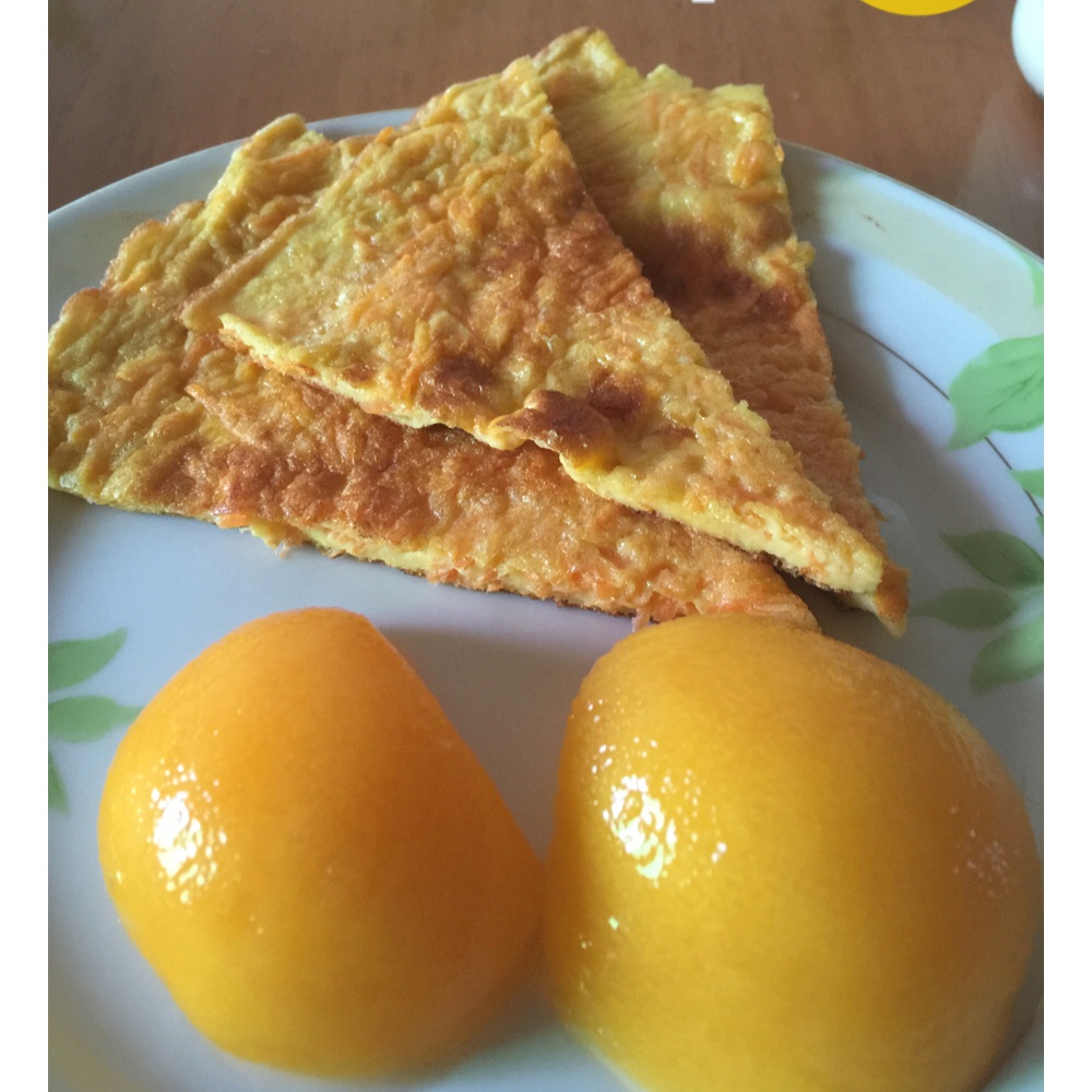 快手早餐之胡萝卜鸡蛋煎饼