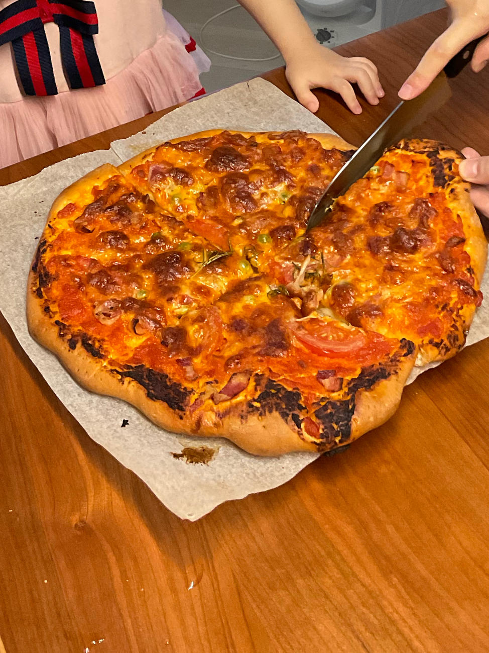 被惊艳到❗️一口爱上❗️超薄玛格丽特披萨🍕