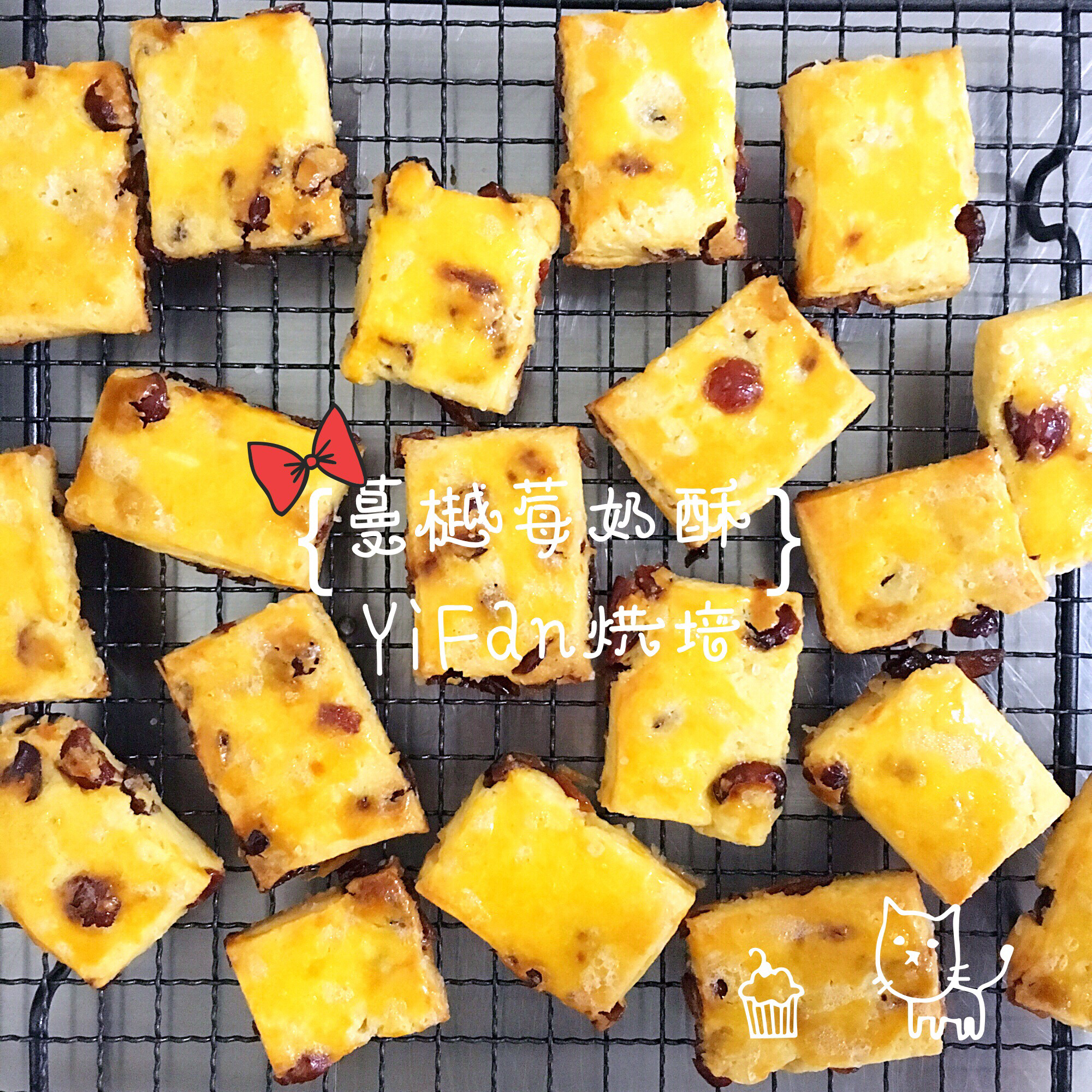 葡萄奶酥(超酥香的饼干)