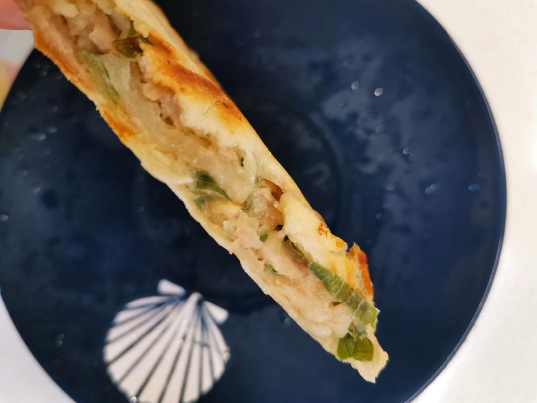大葱猪肉饼