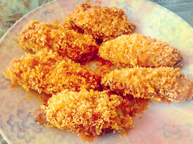 无油无烟微波炉版炸鸡翅（无难度懒人超快手菜）