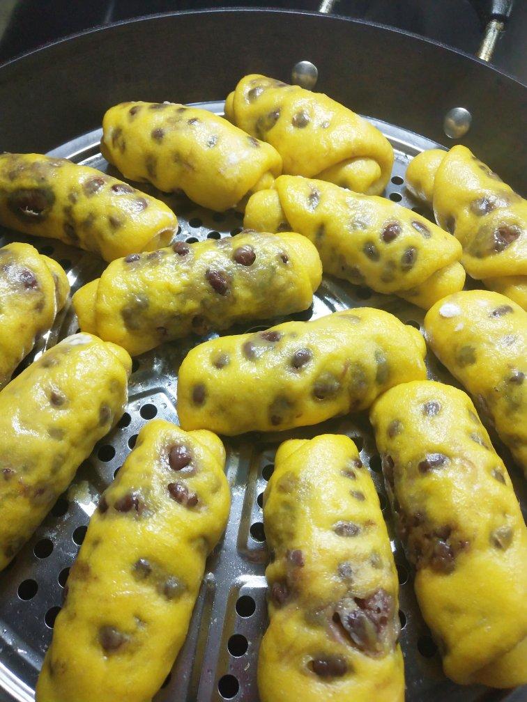 南瓜蜜豆卷