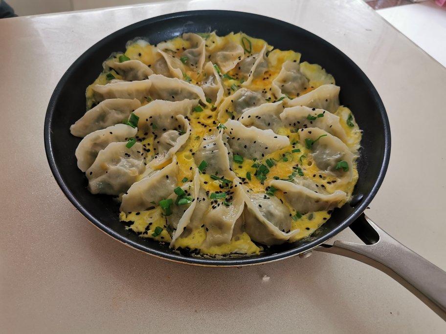 现包现煎抱蛋煎饺&附煎饺的包法