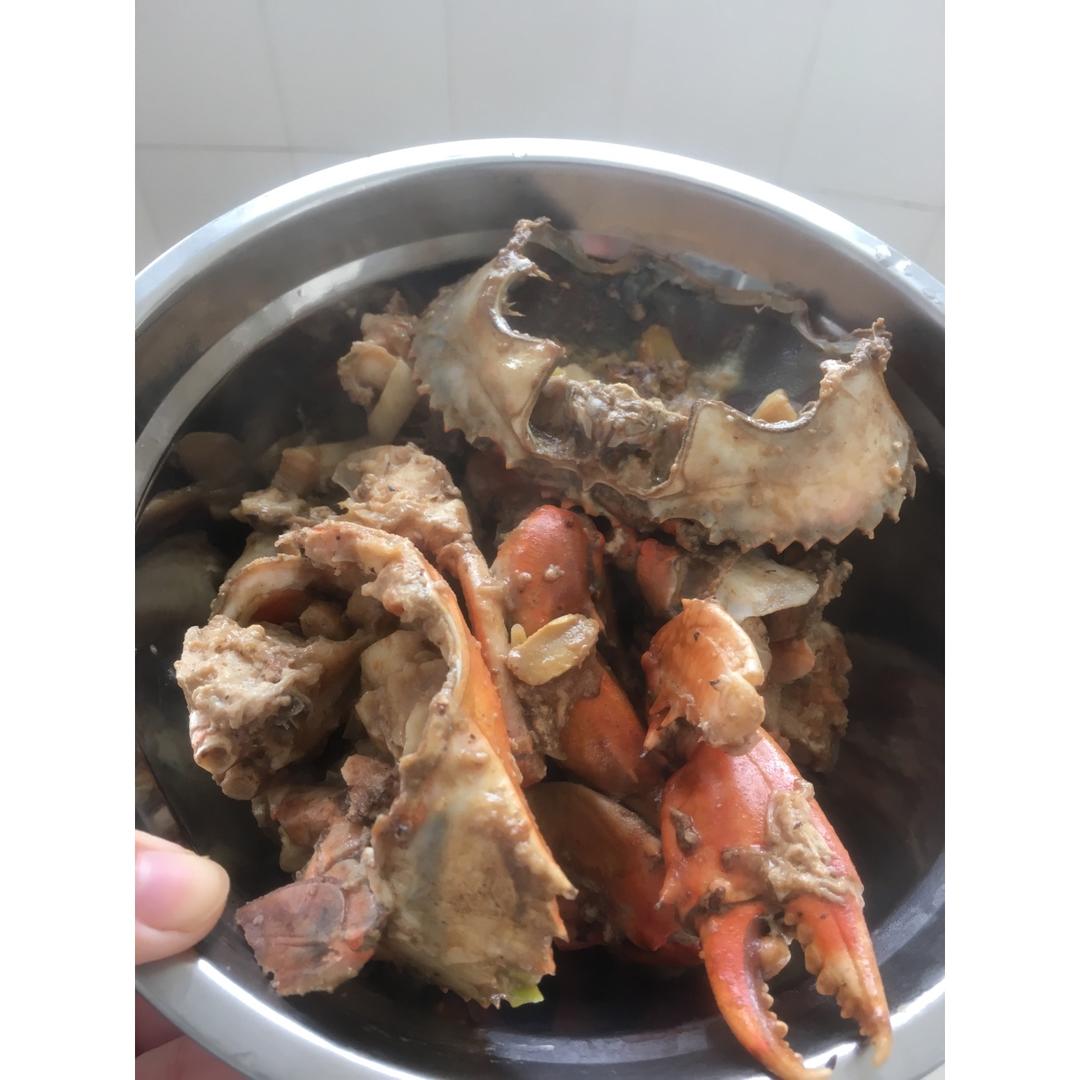 姜葱炒肉蟹