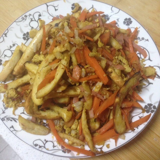 快手炒饼丝