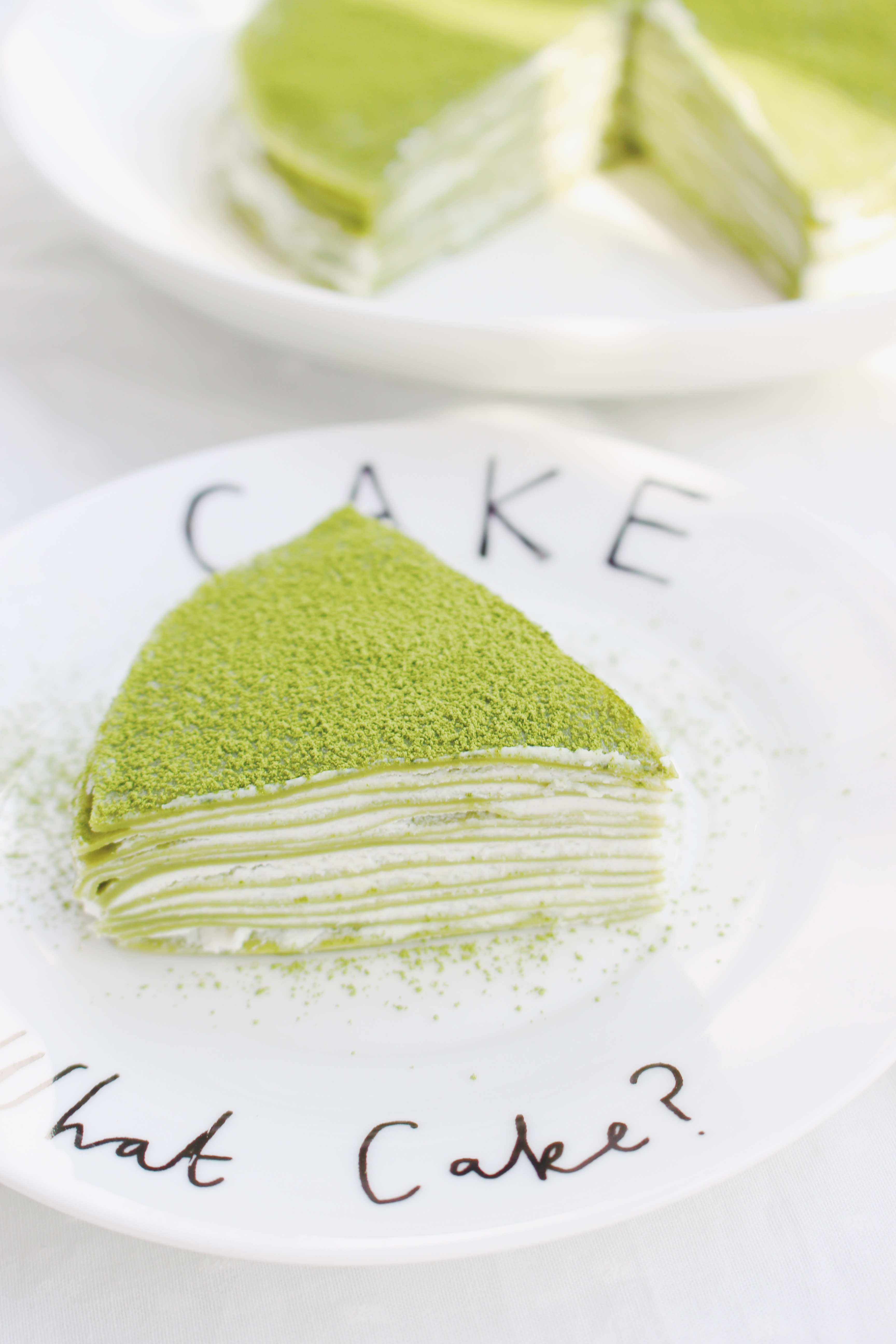 橙橙哆做的lady m 抹茶千层可丽饼/千层蛋糕 green tea mille crepes