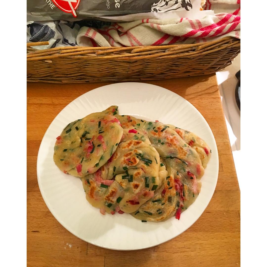 葱花手抓饼