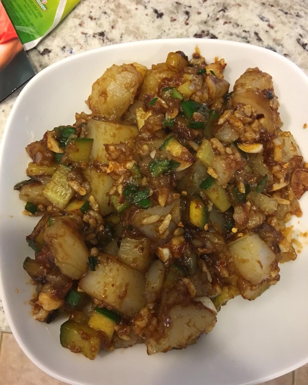 炒凉粉