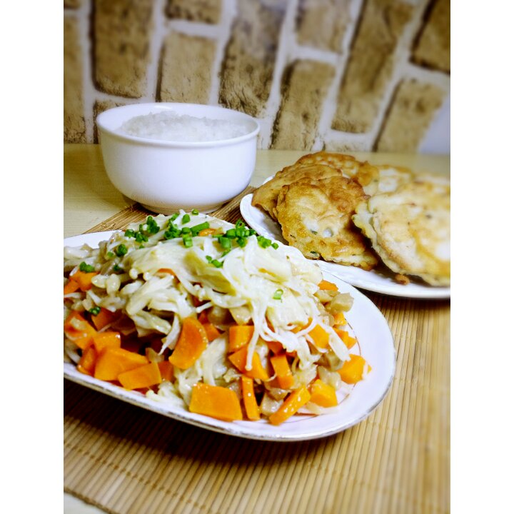 金针菇与萝卜干