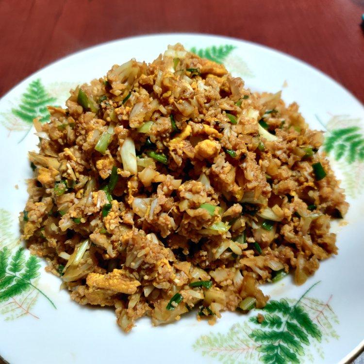 小时候的酱油炒饭