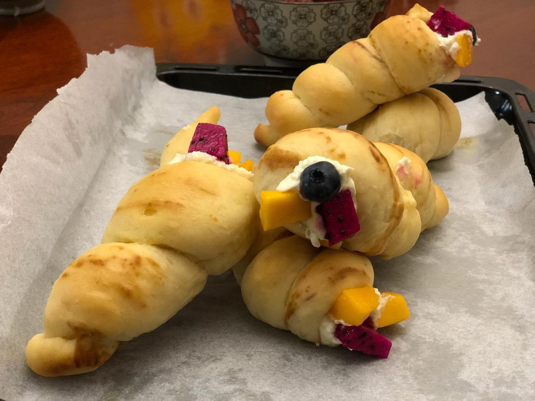 螺旋奶油面包卷