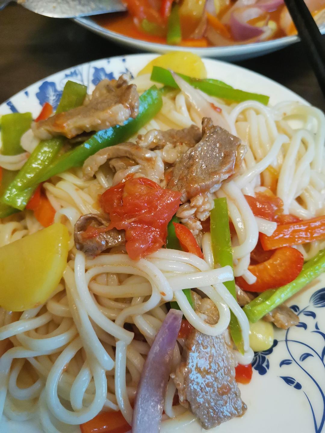 新疆菜·拉条子（拌面）