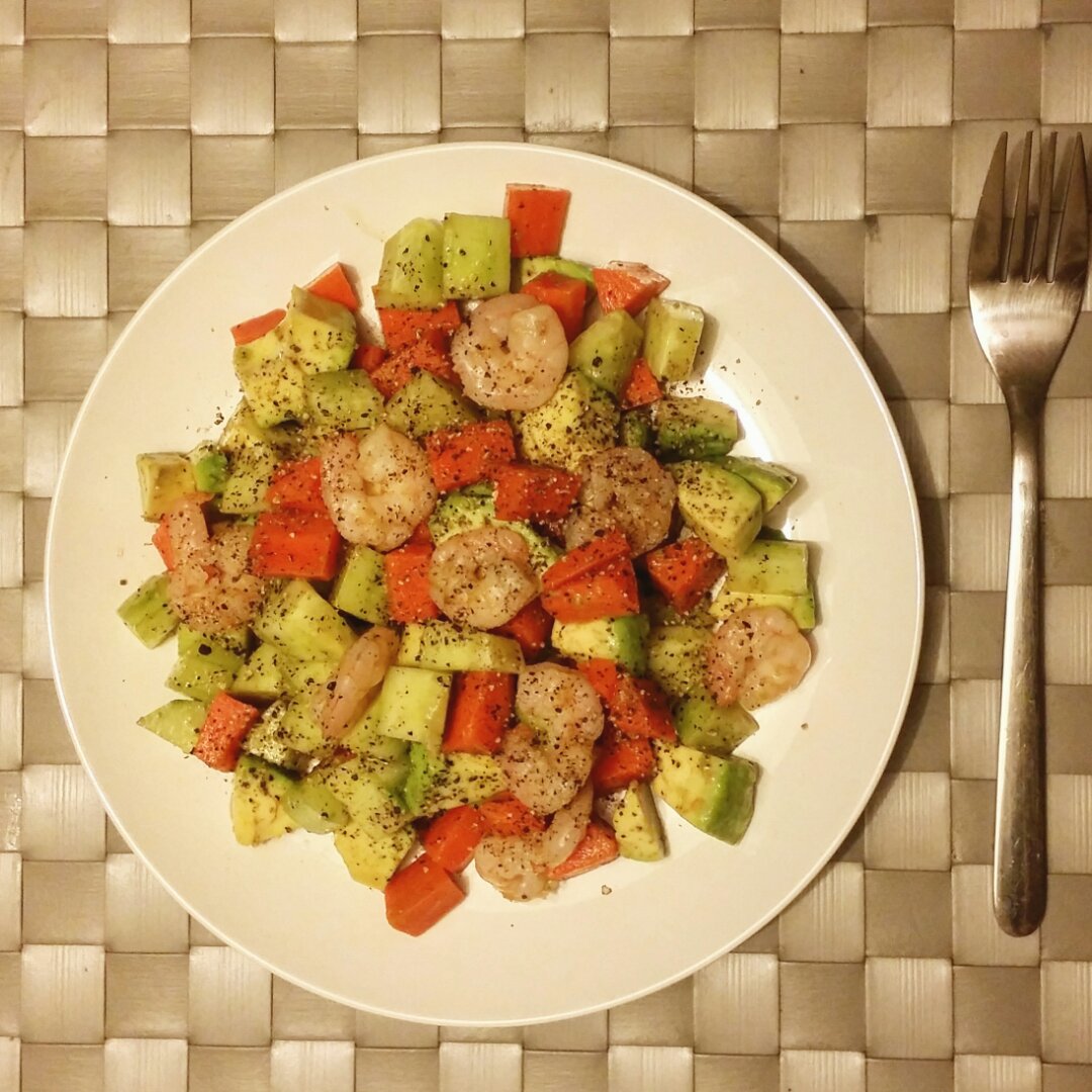 【减脂小厨房】牛油果沙拉