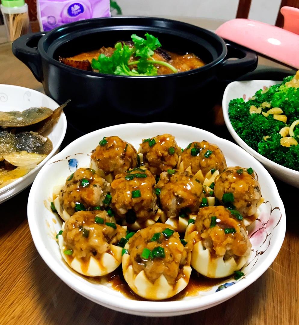 鸡蛋酿肉