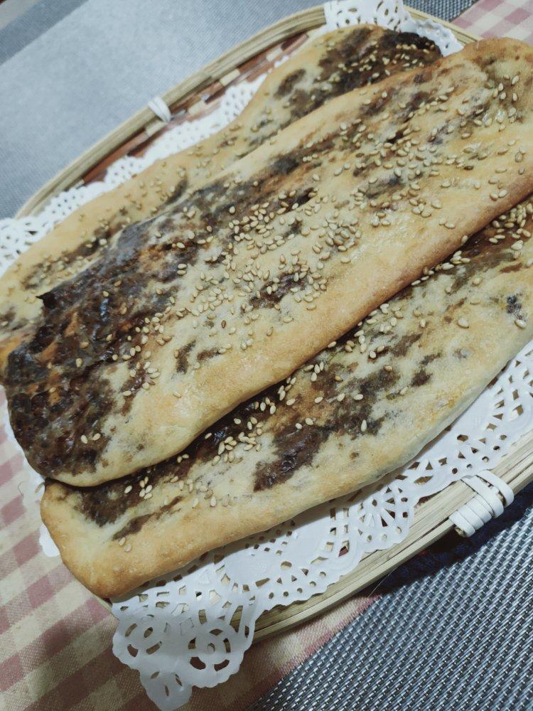 麻香酥脆的梅干菜饼