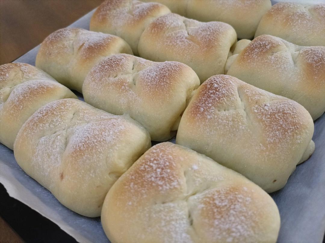 日式牛奶面包卷，松软到不行的一款