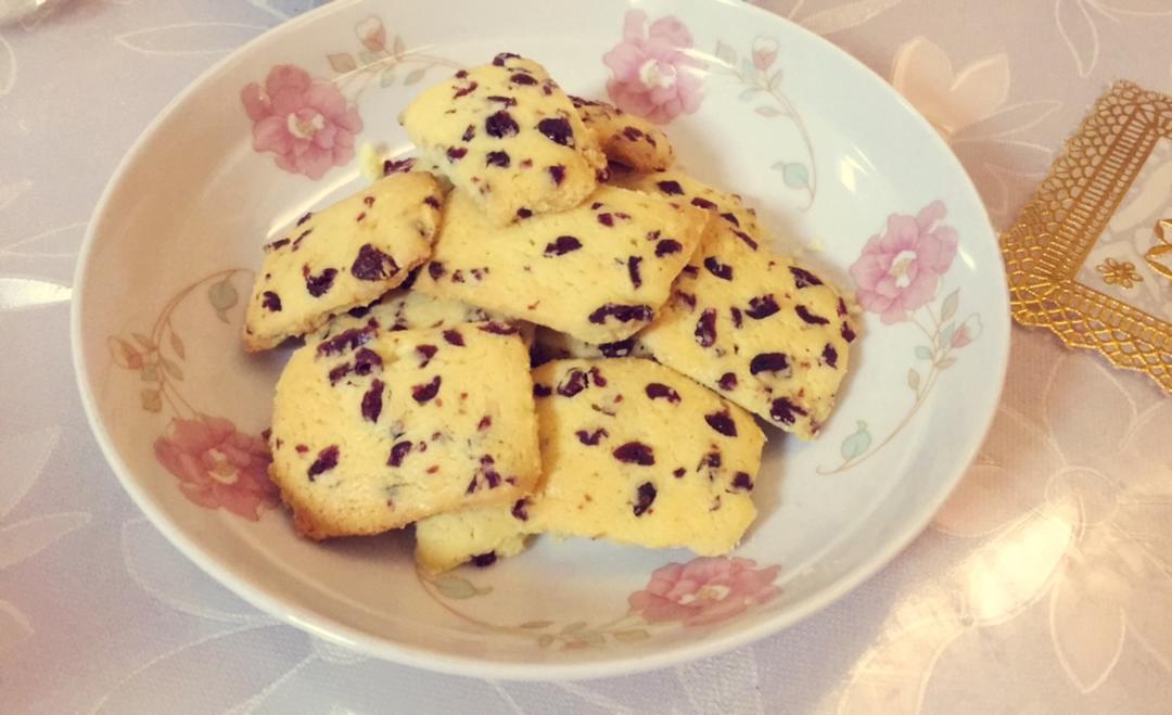 低糖少油版蔓越莓饼干