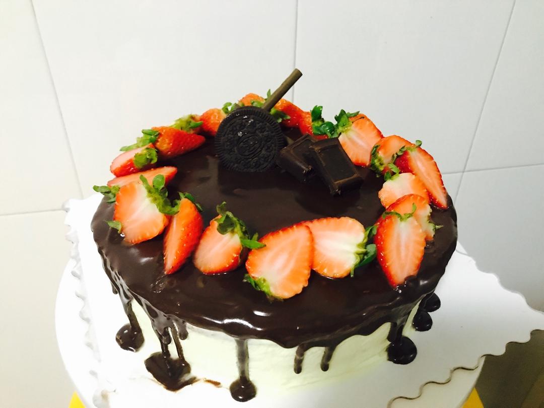 蛋糕淋面之一：甘那许淋面（详细解答淋面太稠的问题）