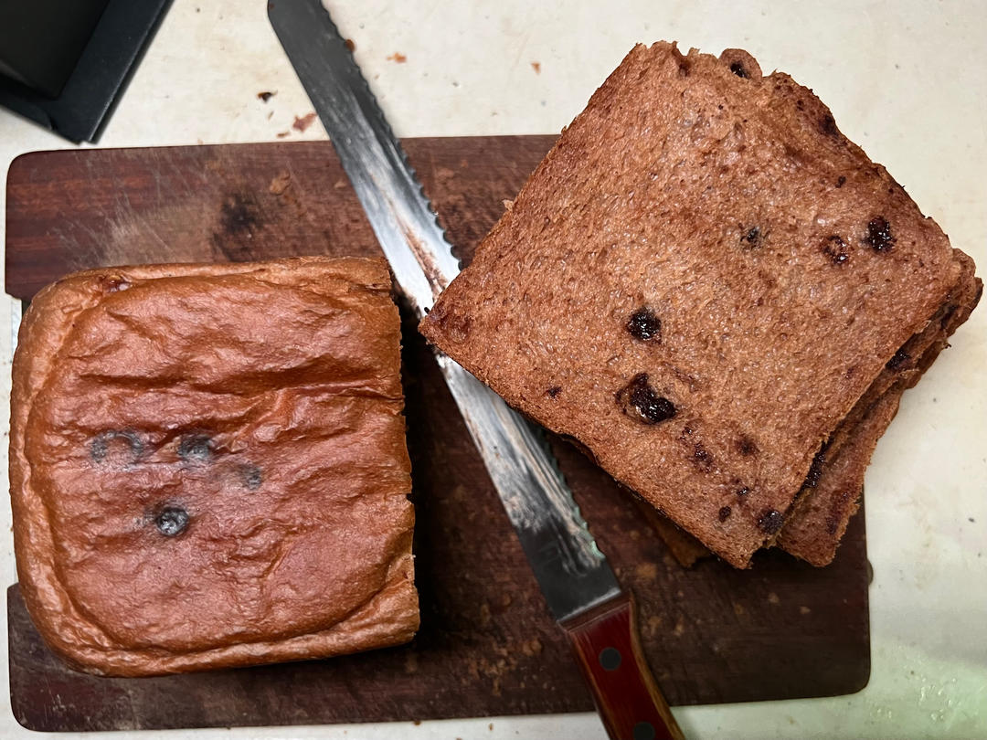 好吃到翘jiojio的巧克力生吐司