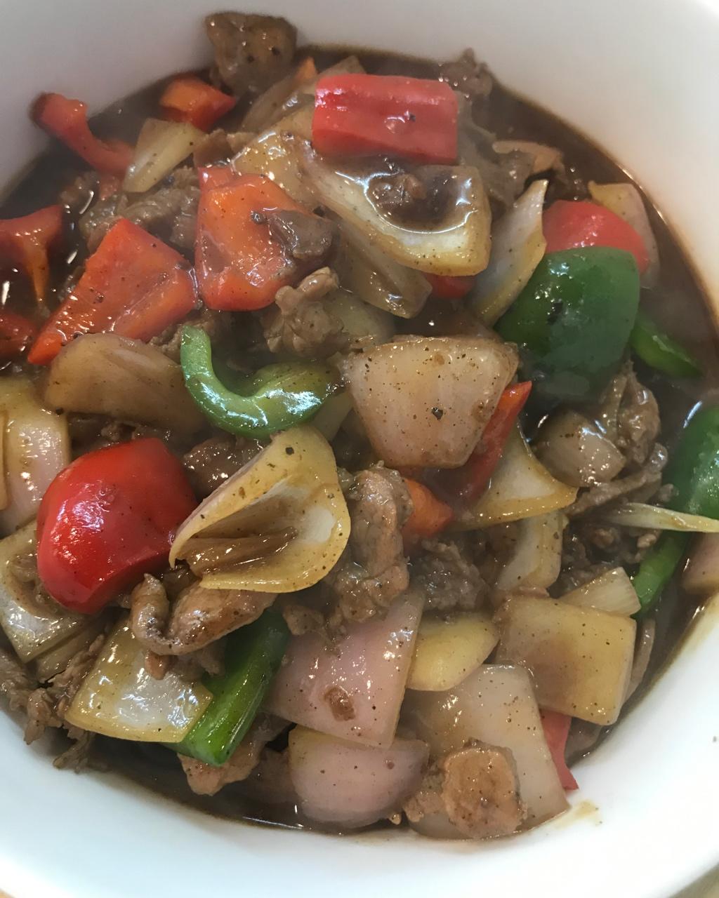 黑椒牛肉