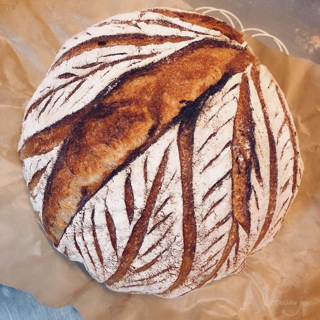 视频教程 天然酵种欧包 基础配方＆制作流程