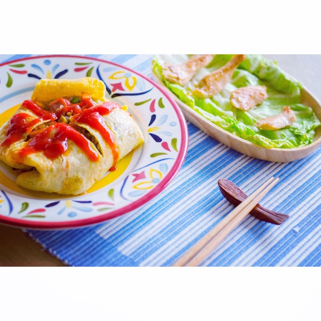黄金茄酱蛋包饭