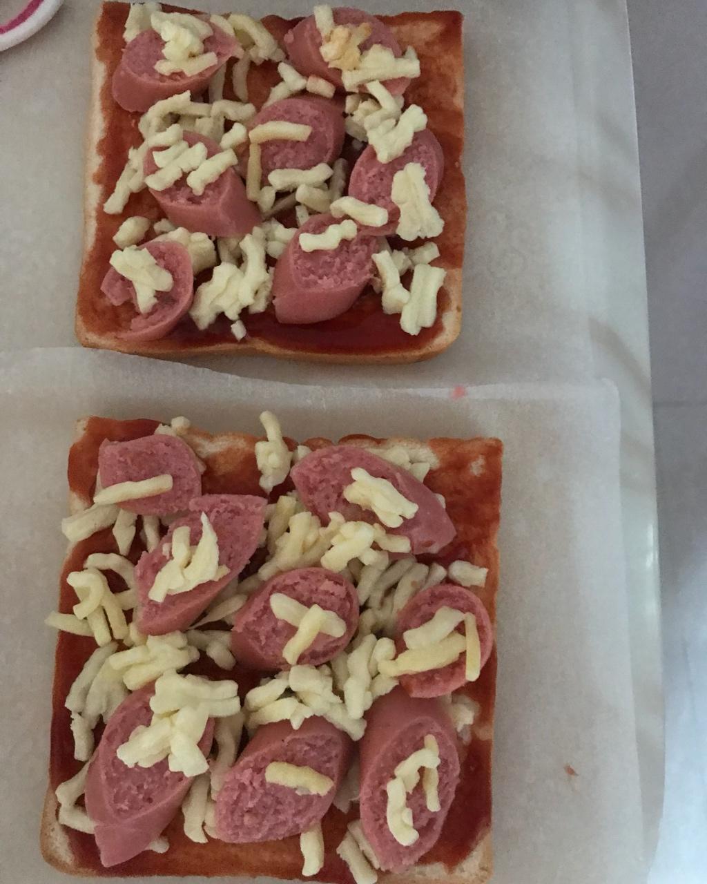 超好吃面包披萨🍕