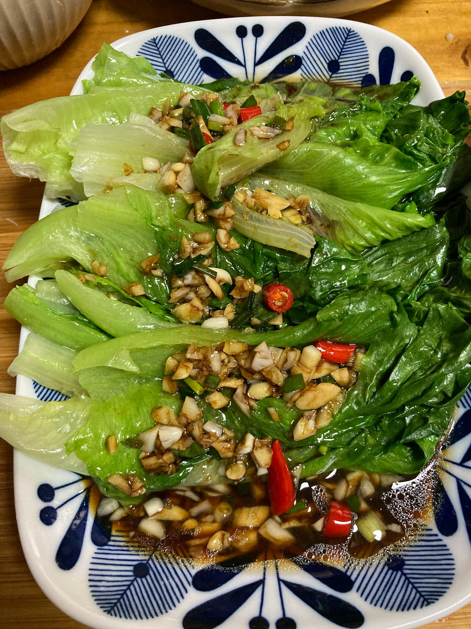 白灼生菜（罗马生菜）