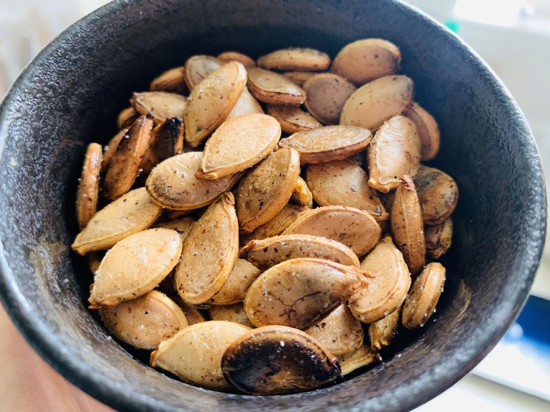 家庭盐炒南瓜子