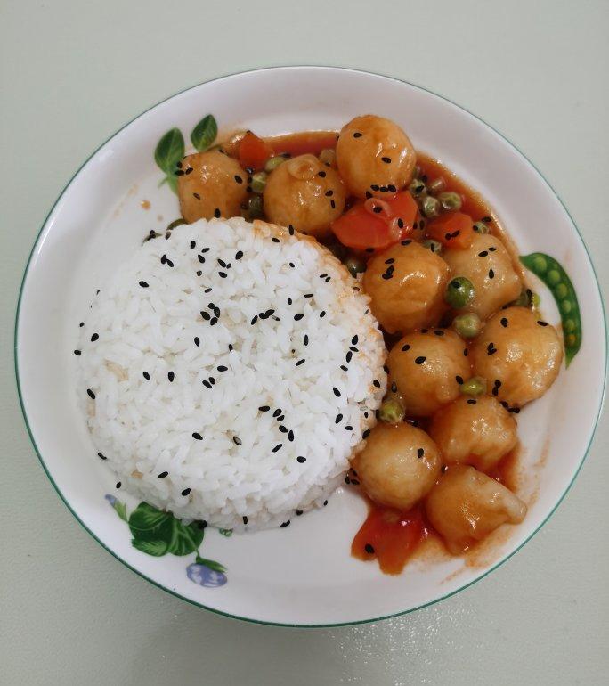 🍅番茄土豆球盖饭