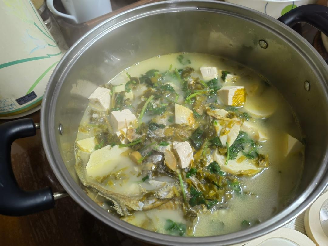 【江浙十大名汤】雪菜小黄鱼豆腐汤