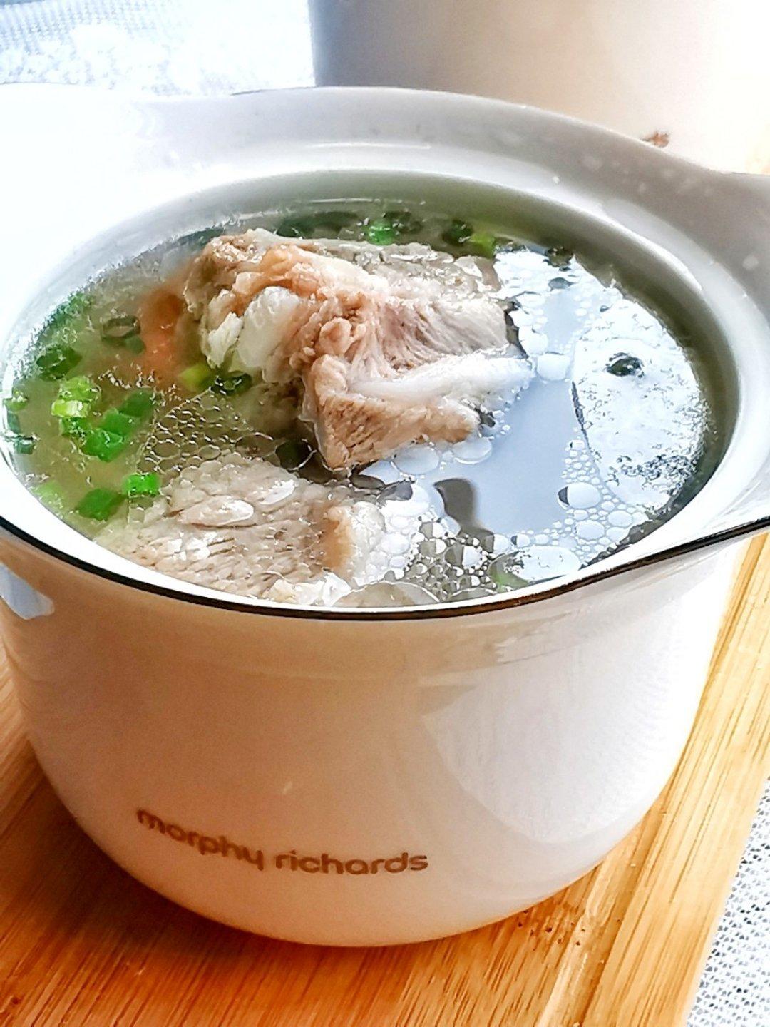 摩飞极速蒸锅食谱～养生排骨汤+香肠蒸饭一锅搞定