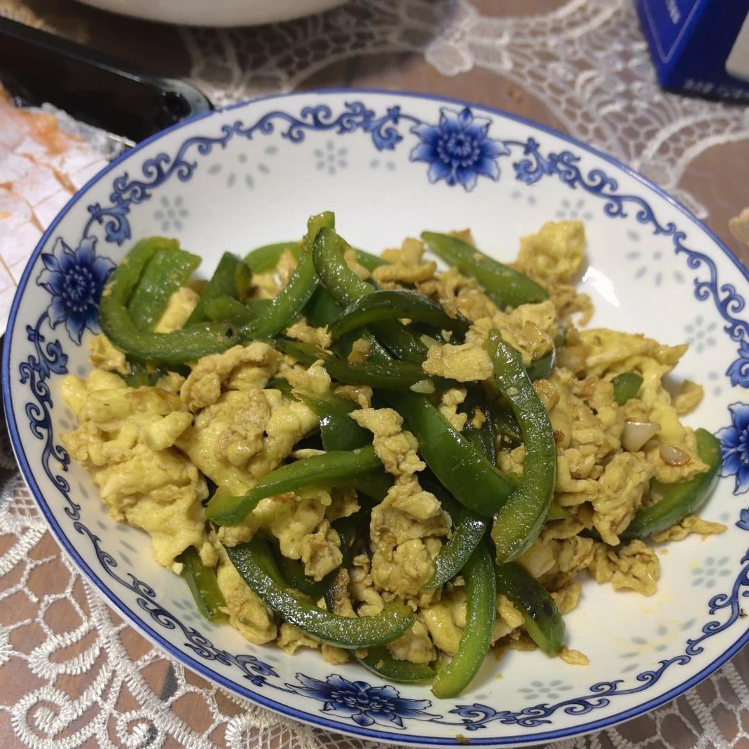 青椒炒蛋