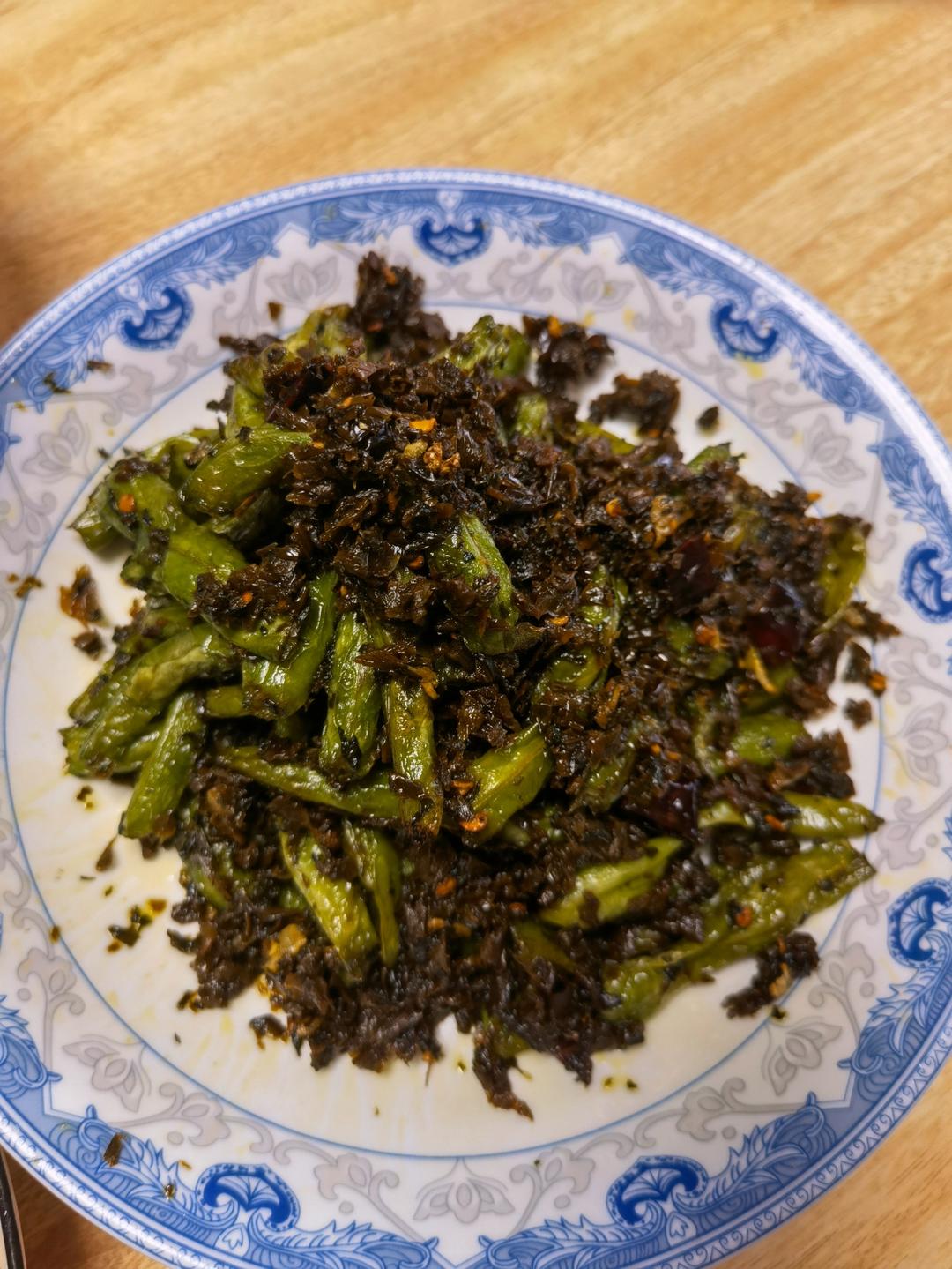 芽菜干煸四季豆