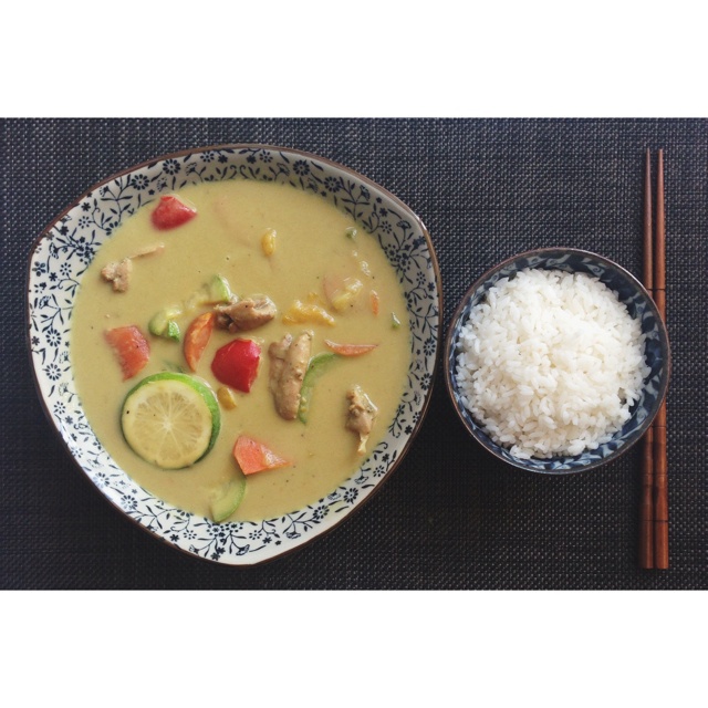 【曼食慢语】泰式绿咖喱鸡