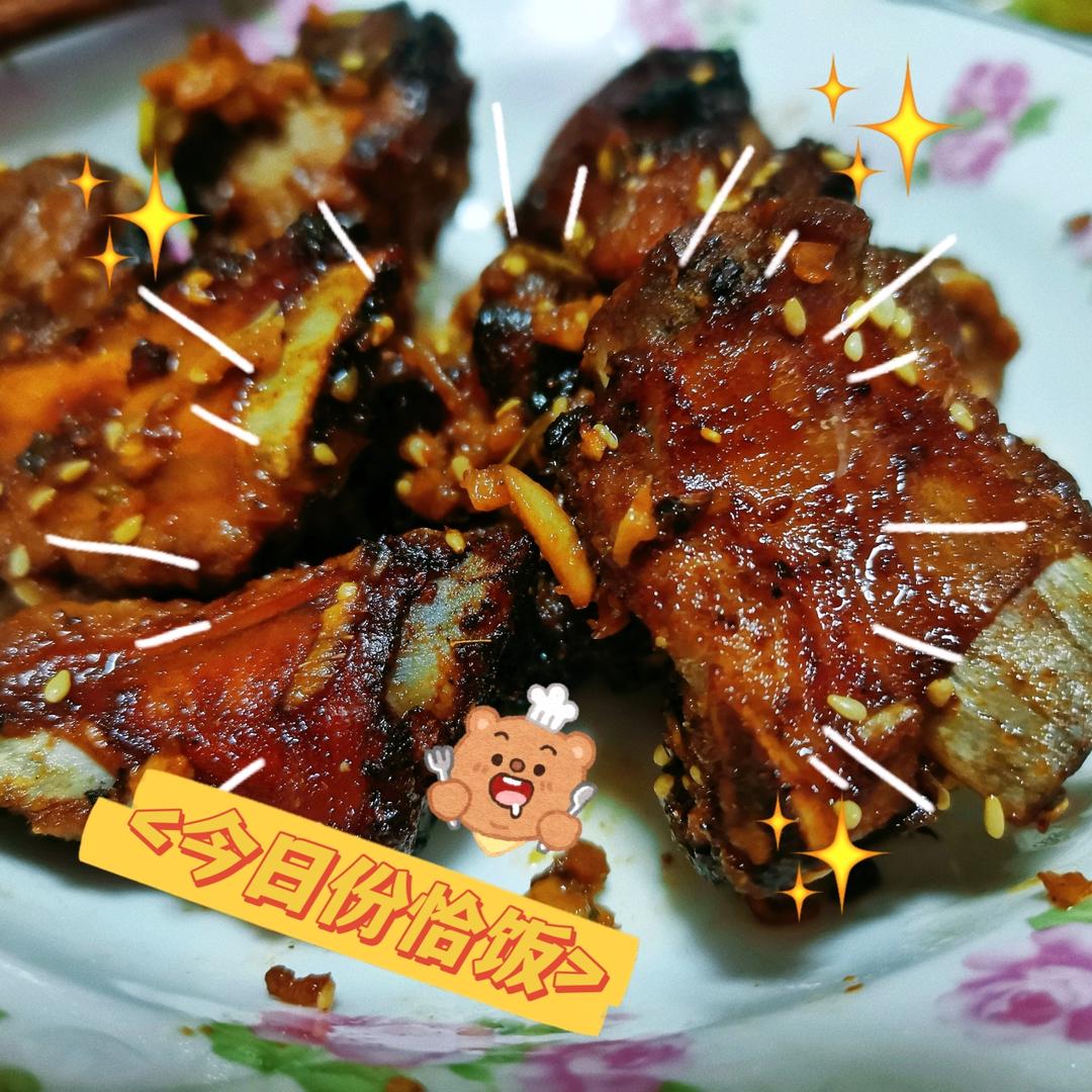 空气炸锅蒜香排骨，巨香巨好吃，简单易操作