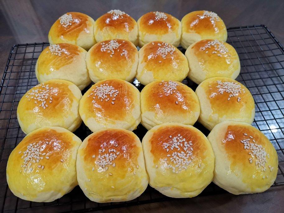 鲜奶油小餐包（一次发酵）