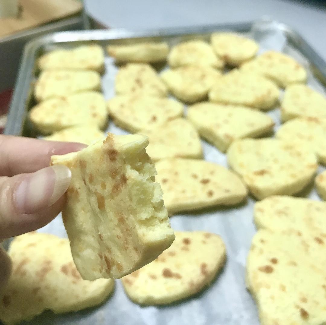 免打发❗️零失败❗️黄金芝士咸味饼干❗️