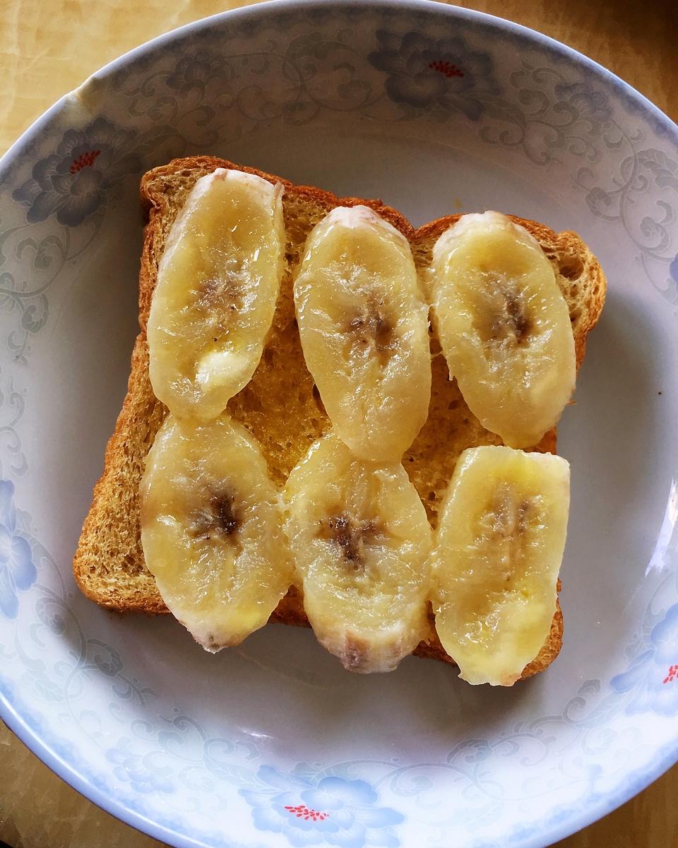 烤香蕉french toast
