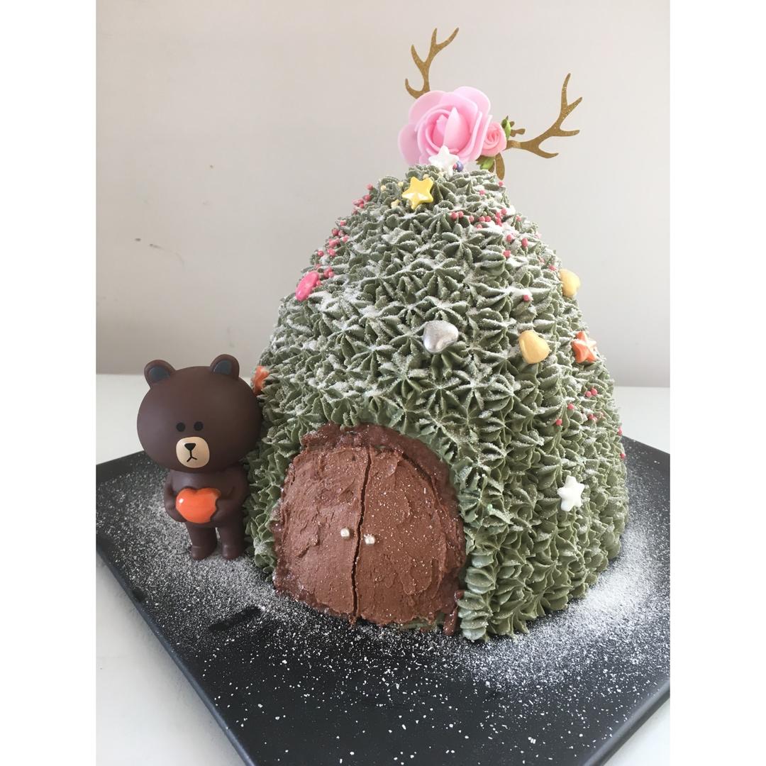 圣诞树蛋糕