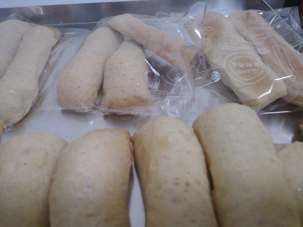 只需一次发酵且很好吃的 #黄金面包条#