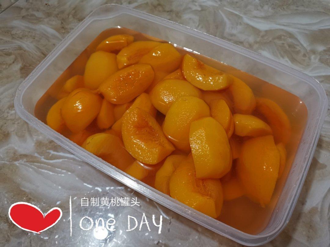 自制黄金蜜桃罐头