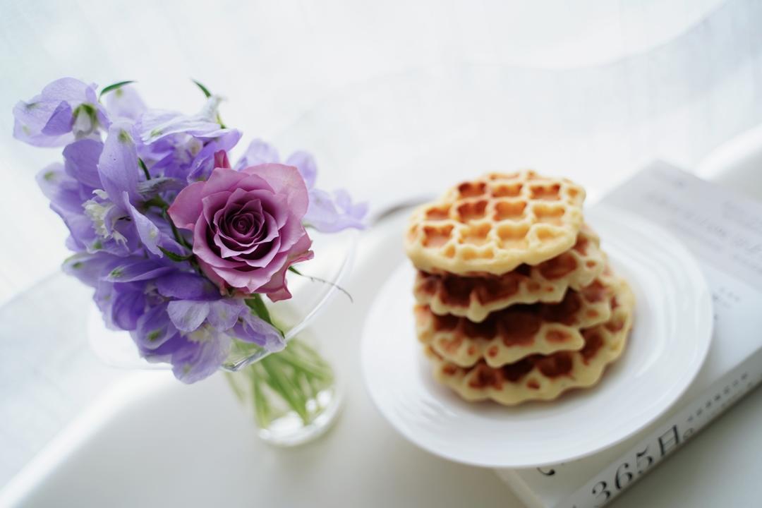 华夫饼 发酵版 不用手揉 搅一搅就ok 无泡打粉