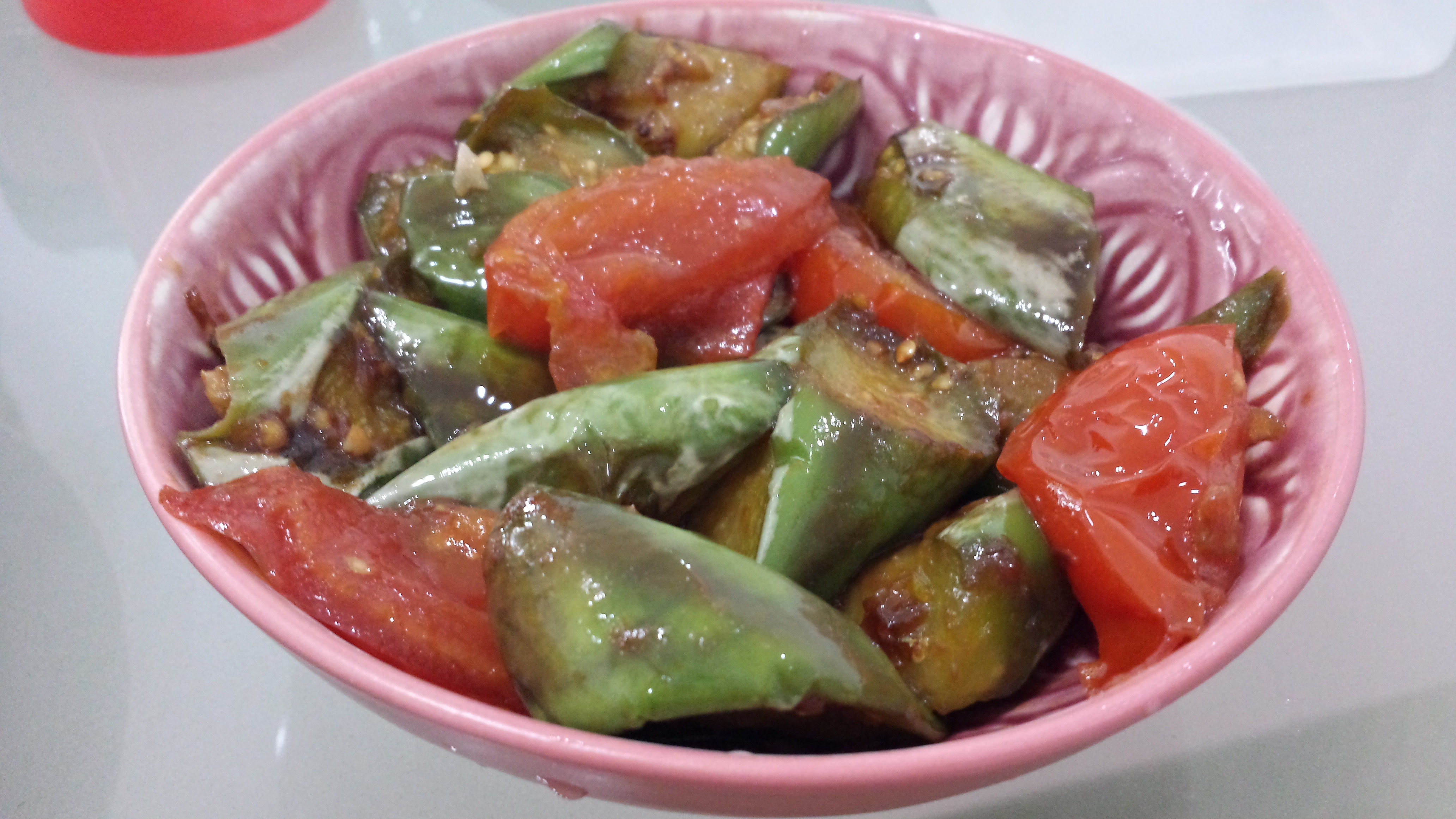 西红柿烧茄子